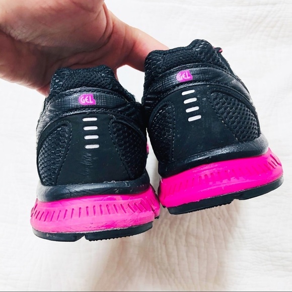 🔥 Asics black and pink Gel Scram running shoes sz7 - Picture 7 of 9